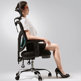 安致护腰电脑椅家用 办公椅座椅网布椅转椅电竞椅 人体工学椅椅子