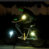 山地自行车充电尾灯USB夜骑跑步手臂灯安全警示灯骑行装备配件