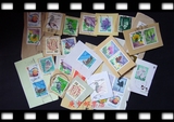 外国邮票 日本信销邮票剪片5枚 每人限拍1件 动物 花鸟小型邮票