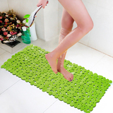 1件包邮 鹅卵石纯色环保PVC塑料地垫 浴室洗澡防滑垫 淋浴脚垫子