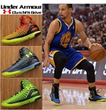 新款正品UA库里2篮球鞋男Curry 代高帮签名战靴哈登欧文运动鞋