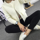 2015初秋新款韩版学生小香风短款外套女加厚毛衣针织小开衫 上衣