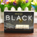 日本 明治/Meiji BLACK 钢琴黑巧克力 130g 26枚