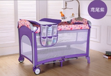 宝儿床摇篮床多功能 儿童婴儿摇摇床可折叠可移动