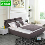 布床韩式简约品牌软床储物双人品牌家具1.8米软包新款布艺床
