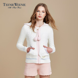 Teenie Weenie小熊专柜正品秋冬新品女装针织开衫TTCK54T01S