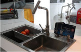 普乐美CM908水槽 厨房高端洗菜盆 SUS304不锈钢双槽水槽套餐 正品