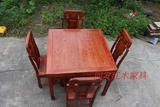 实木方桌红木家具刺猬紫檀花梨木餐台八仙桌明式餐桌饭桌椅凳饭桌