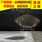 简约设计师椅现代时尚餐椅创意镂空铁艺椅艺术客厅休闲椅洽谈椅