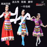 女装广场舞蹈少数民族服装蒙古女西藏水袖舞台装演出藏族舞蹈服饰