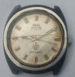 古董二手正品老瑞士天克诺TECHNOS手卷机械男手表