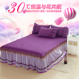韩式公主风床裙床罩三四4件套夹棉蕾丝花边1.2米1.5m1.8床上用品