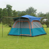 新款科尔曼 全自动野营帐篷 户外 双人双层 帐篷3-4人 防暴雨帐篷