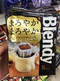 【预订】 日本代购 AGF BLENDY 滴漏挂耳滤泡式 浓郁型咖啡