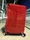 红色结婚箱子日默瓦同款全包角旅行箱万向轮拉杆箱男女行李箱24寸