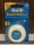 爱尔兰原装进口oral-b 欧乐B微蜡50米扁牙线无味 正品 清洁牙齿