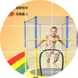 迪步蹦蹦床家用儿童蹦极床带护网跳跳床宝宝室内玩具蹦床游戏围栏