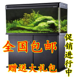 包邮博宇大中型鱼缸水族箱/生态玻璃观赏鱼缸0.6/0.8米/1米/1.2米