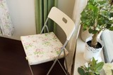 新品清新田园棉麻布艺坐垫 椅子垫 可拆洗 海绵垫玫瑰园 可定做
