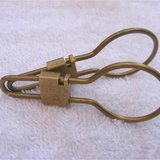 纯手工老货黄铜钥匙扣经典怀旧老上海博友钥匙扣雏形老钥匙扣挂件