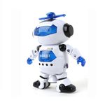 智能旋转唱歌跳舞太空机器人灯光炫酷男女孩儿童电动玩具3-6岁