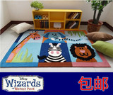 包邮卡通迪士尼图案动物动画晴纶地毯儿童房客厅活泼卧室加厚定制