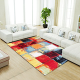 土耳其进口 抽象图案现代简约客厅地毯茶几沙发卧室地毯床前地毯