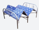 北京包邮四折折叠床1.2米硬板床1米单人床1.5米折叠床 铁床午休床