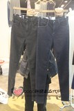韩国东大门代购冬装新款2015 NEW WAVE 女士百搭净版牛仔裤S ML