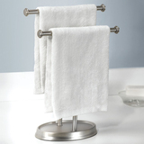 加拿大 Umbra 帕姆双层毛巾架卫浴用具 台式时尚浴室不锈钢毛巾挂