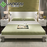 亮彩家具  现代简约板式床1.5米/1.8米双人床床头柜床垫套装组合