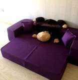 日式双人多功能沙发床可折叠创意儿童懒人沙发床1.5懒人床榻榻米
