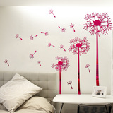 蒲公英创意3D立体墙贴亚克力沙发客厅卧室电视背景墙墙贴画装饰