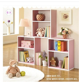 包邮韩式儿童自由组合书柜储物柜宜家创意收纳小柜子书橱书架