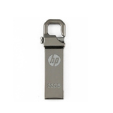 HP惠普16G/32G优盘不锈钢防水金属正品车载u盘16g钥匙扣优盘v250w