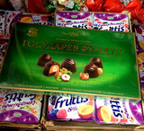 俄罗斯巧克力俄罗斯礼盒榛仁巧克力