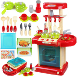 过家家厨房玩具套装厨具餐具组合 儿童过家家厨房女厨房做饭玩具