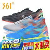 361男鞋运动鞋子夏季超轻便缓震跑步鞋361度透气马拉松网面长跑鞋