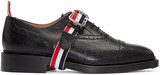 加拿大代购 正品 Thom Browne 男鞋新款拼接条纹真皮低帮鞋 06.21