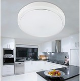 时尚简约LED高边银线吸顶灯 圆形白色卧室厨房卫生间客厅灯阳台灯