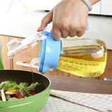 振兴厨房用品 玻璃油瓶防漏控油调味瓶带刻度定量酱油瓶油壶450ml