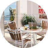 铝架欧式户外阳台高端塑木家具庭院花园桌椅室内外防腐木休闲餐桌