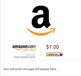 [自动发货] 美国亚马逊 AMAZON gift card 礼品卡1美元 首件特惠