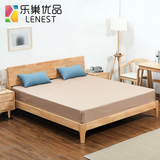 乐巢优品 北欧日式全实木床1.5米1.8米双人床现代简约纯实木床