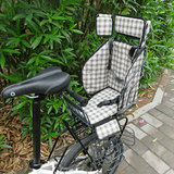 自行车后置儿童安全座椅出口日本加高加大折叠车山地车安全座椅