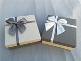 新款蝴蝶结礼品盒正方形情人节礼物包装盒商务礼品包装盒生日礼盒