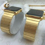 苹果手表镀金 黄金版apple watch标准版蓝宝石屏幕链式表带