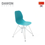 现代欧式新中式不锈钢餐椅设计师塑料椅子办公椅简约休闲椅咖啡椅