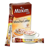 韩国进口麦馨maxim咖啡摩卡拿铁牛奶咖啡13g*10速溶三合一速溶