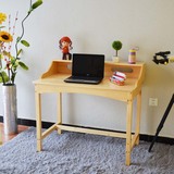 特价实木笔记本电脑桌家用简约松木写字台卧室环保书桌简易学习桌
